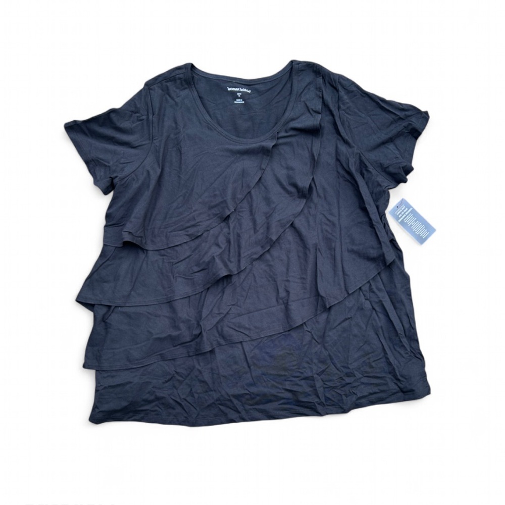 Women within black tshirt 1X or 22/24 NWT